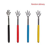 4Pcs Back Scratcher CHDHALTD Portable Extendable Telescopic Bear Claws Back Itching Scratcher with Soft Rubber Handles, Portable Hand Massage Tool
