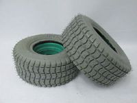 Pair of (2) 9" X 3.50" Solid Foam Filled Tires hoveround wheelchair