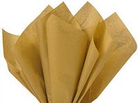 ANTIQUE GOLD Tissue Paper 20x30"24 Sheet Mini-Pack (12 unit, 24 pack per unit.)