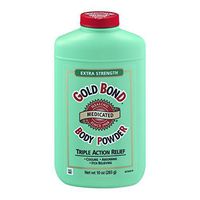 Gold Bond Extra Strength, Triple Action Relief Medicated Body Powder, 10 Oz (2 Pack)