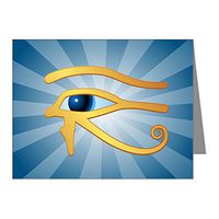 Note Cards (10 Pack) Egyptian Gold Eye of Horus