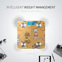 Bluetooth Scale for Weight Cartoon Funny Fashion Animal Pet Cat Weight Scale Body Fat Body Fat Composition Monitor Analyzer with Smartphone App for Body Management-396 Lbs