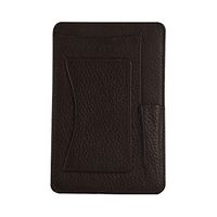 Genuine Leather 4” x 6” Notepad Holder with Pen Holder and Card Slot, Brown