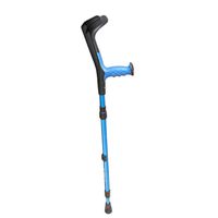 JDGK Crutches- Crutches Folding Walking Sticks Under Arms Shock Absorbing Elbows Safety Retractable Anti-Skid Walking Sticks