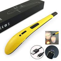 USB Rechargeable Lighter for Candles – Long Neck ARC Electric Flameless Lighters for BBQ, Campfires, Stove.