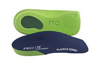 WellBeing Pro Slim Fit Arch Support Orthotic Insoles for The Treatment of Plantar Fasciitis 6/7.5 UK Green