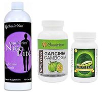 Omnitrition Bundle of 3 Products - the "Triple Threat" Includes OmniTrim Nite Lite, Garcinia Cambogia and Green Coffee Bean Extract