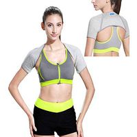 ZXGFA Shoulder Support Brace, Men and Women Adjustable Shoulder Strap Wrap and Posture Corrector for Rotator Cuff, Dislocated AC Joint, Sprain, Bursitis, Tendinitis,49/55