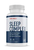 Remedy Cycle Support Melatonin Sleep Supplement, Natural Sleep Aid Complex with Valerian Root and L-Theanine for Relaxation, Anxiety, and Insomnia Relief, 5mg