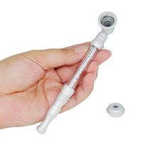 You Need a Creative Long Pole Alloy Herb Tool with Five Stainless Steel Screen Filters and a 3 in 1 Scraper (Silver)