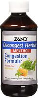 Zand Decongest Herbal Cough Syrup Menthol, 8.0 Ounce