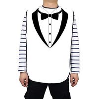 FUSHIDA Adult Bib with Adjustable Closure, Waterproof Polyester & High Quality PVC Bibs for Elderly,Reusable Printing Cotton Cloth Apron Cover for Men & Women Dinner 1910-YLL0059-08-FS