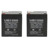 Universal Power Group 12V 5Ah Replacement Battery for GE Concord 4 Intrusion Solutions - 2 Pack