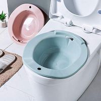 Toilet Sitz Bath Tub Hip Basin Bidet for Patient - with Hole, No Worrying for Rising Water, for Patient Elderly Men Women