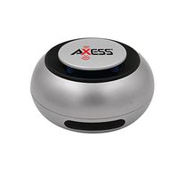 AXESS SPBW1048 IPX4 Water Resistant Bluetooth Speaker with Built-In Rechargeable Battery and Aux Input In Silver
