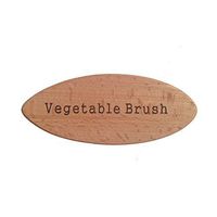 Vegetable Brush - Made from All Natural Bamboo and Palm Fibers - Scrub and Clean Carrots, Potatoes, Corn, Beets, Asparagus etc.