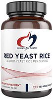 Designs for Health Organic Red Yeast Rice 1200mg Capsules - Certified Organic RYR + Citrinin-Free (180 Capsules)