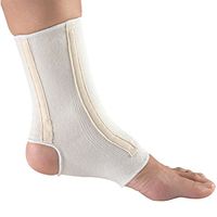 Champion Ankle Brace, Open Heel, Flexible Stays, Knit Elastic, X-Large