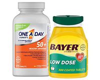 Bayer Aspirin 300ct & One A Day Women’s 50+ 175ct Bundle Pack