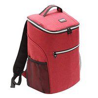 Storage Bins - Insulation Package Lunch Box Bag Outdoor Picnic Waterproof Bag Extra Large Food Containers Cooler Tote Hand Bag for Camping Hiking Work (Red)