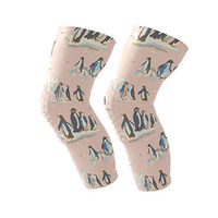 LORVIES Penguin Pattern Knee Brace, Knee Compression Sleeves Support for Running, Arthritis, Meniscus Tear, Sports, Joint Pain Relief and Injury Recovery