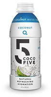 COCO5 Clean Sports Hydration Coconut Flavor | 100% Natural | 50% Less Sugar | Nothing Artificial | Non-GMO | Gluten Free | Developed by Pro Trainers for Pro Athletes | 16.9 OZ (Pack - 12)