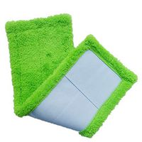 1 Pack Coral Fleece Hardwood Floor Mop,Reusable Floor Mops Pad for Wet or Dry Floor Cleaning