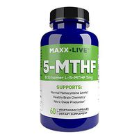Maxx Live L Methyl folate 5mg – Professional Strength Methylfolate - Active Folate 5-MTHF - Immune Support, Essential Amino Acids – Vegan Gluten - Free - 60 Capsules