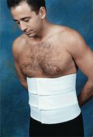 Triple Panel Abdominal Binder Separators 12 Inch (XX-Large/XXX-Large, White)
