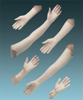 North coast NC53224 Left Medical Edema Glove, Medium