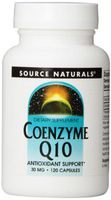 Source Natural Coenzyme Q10 Antioxidant Support 30 mg For Heart, Brain, Immunity, & Liver Support - 120 Capsules