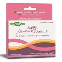 Nature's Way AM/PM Menopause Hormone-Free Formula Daytime Energy & Restful Sleep (60 Count)
