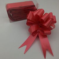FQTANJU 10 Pieces 30 mm Width, Pull Bow, Large, Red
