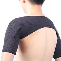 JM-Y Shoulder Support Double Adjustable Magnet for Men or Women Breathable Neoprene Compression Sleeve Wrap