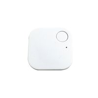 Gotd Smart Bluetooth Mini GPS Tracker Locator Alarm Pet Child Wallet Key Finder (White)