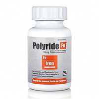 Polyride Fe - 350 mg 100 Iron Capsules