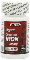 Deva Vegan Vitamins Chelated Iron 29Mg Vegan 90 Tab