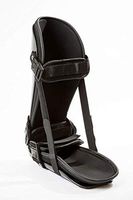 Plantar Fasciitis Posterior Adjustable Night Splint, Black or Blue Color. (LG)