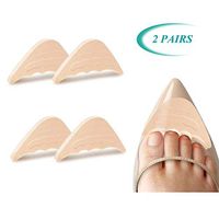 2 Pairs Shoe Filler Toe Inserts for Shoes Too Big for Women Shoe Fillers Adjustable for Shoes Men Adult (Beige)