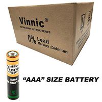 1440pc VINNIC ER03MSG AAA Extra Heavy Duty Batteries MN2400, R03P, SUM4, HP16