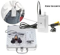 Aries Outlets 5W Portable Waist Hanging Style LED Headlight HeadLamp Filter with 2.5×420mm Surgical Medical Binocular Loupes Aluminum Box for Dental Surgical Adjustable Working Distance (Silver)