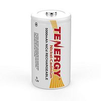 Tenergy D 5000mAh NiCd Button Top Rechargeable Battery