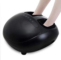 Multifunctional Shiatsu Foot Massager with Heat,Moxibustion with Heat Shiatsu Foot Massage Helps Improve Blood Circulation and Ensure Sleep Quality,Black