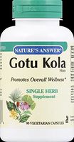Natures Answer Gotu-Kola Herb Vegetarian Capsules, Pack of 2