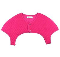 Prevent Arthritis Pain, Soothe Migraines, Shoulder Warmers(Thin) - Rose Red