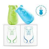 Automatic Toilet Bowl Cleaner, Toilet Tank and Bathroom Cleaning System, Bleach and Blue Or Green Cleaning with Natural Plant Scent (2 Packs)