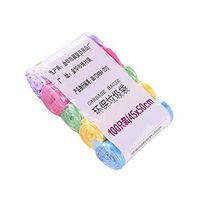 owhelmlqff 5 Rolls Disposable Home Office Waste Trash Rubbish Holder Pouch Garbage Bags Bathroom Kitchen Garbage Bags Plastic Wastebasket for Home Multi-Color