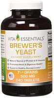 Vita Essentials Brewer's Yeast 500 Mg, 240 Count