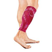 AHOMY Sports Calf Compression Sleeves St. Valentine's Day Red Heart is Filled by Flower Leg Compression Socks for Men and Women