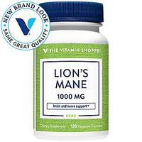 Lion's Mane Nootropic Mushroom Formula for Brain Nerve Support 1,000 MG (120 Vegetable Capsules)